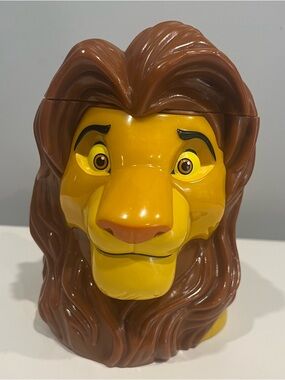 Disney Lion King Simba Kids Plastic Mug with cover